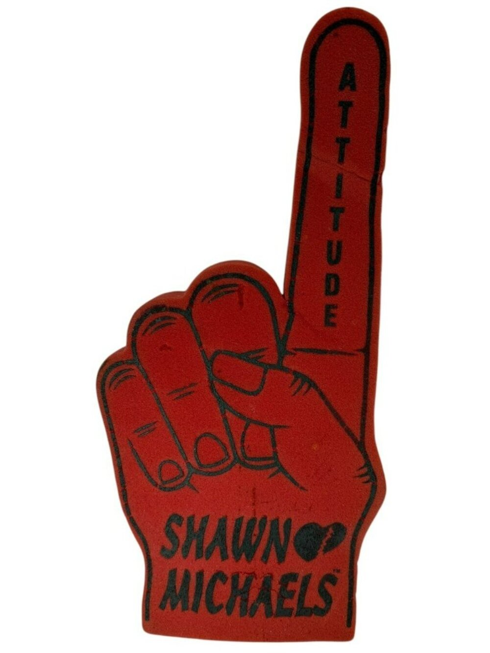 Vintage 1995 WWF WWE Heartbreak Kid HBK Shawn Michaels FOAM FINGER Attitude Era